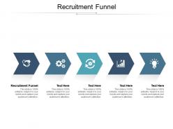 Recruitment funnel ppt powerpoint presentation model pictures cpb