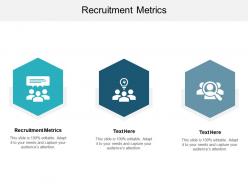 Recruitment metrics ppt powerpoint presentation pictures samples cpb