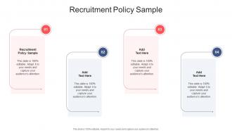 Recruitment Policy Sample In Powerpoint And Google Slides Cpb