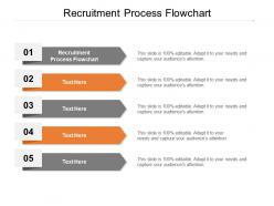 Recruitment process flowchart ppt powerpoint presentation inspiration background cpb