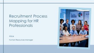 Recruitment Process Mapping For HR Professionals PPT Template AT