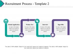 Recruitment process ppt gallery example topics