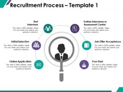 Recruitment Process Ppt Summary Graphics Design
