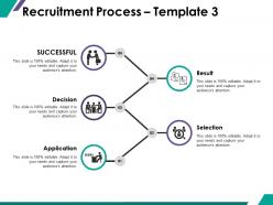Recruitment process ppt summary graphics pictures