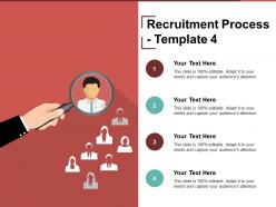 Recruitment process template 4 ppt presentation examples