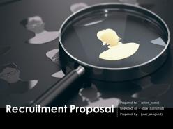 Recruitment proposal template powerpoint presentation slides