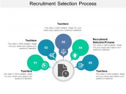 Recruitment selection process ppt powerpoint presentation styles picture cpb