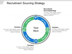 Recruitment sourcing strategy ppt powerpoint presentation file slides cpb