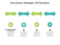 Recruitment strategies hr simulation ppt powerpoint presentation professional model cpb