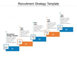 Recruitment Strategy Template Ppt Powerpoint Presentation Gallery