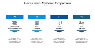 Recruitment system comparison ppt powerpoint presentation styles influencers cpb