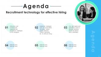 Recruitment Technology For Effective Hiring Powerpoint Presentation Slides Colorful Best