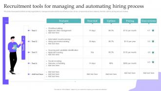 Recruitment Tools For Managing And Automating Hiring Process Hiring Candidates Using Internal