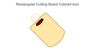 Rectangular Cutting Board Colored Icon In Powerpoint Pptx Png And Editable Eps Format