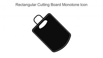 Rectangular Cutting Board Monotone Icon In Powerpoint Pptx Png And Editable Eps Format