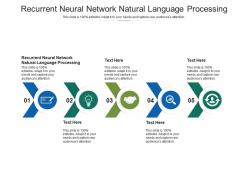 Recurrent neural network natural language processing ppt powerpoint presentation infographics graphics cpb