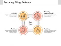 Recurring billing software ppt powerpoint presentation infographics inspiration cpb