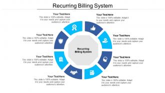 Recurring billing system ppt powerpoint presentation portfolio background image cpb