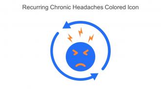 Recurring Chronic Headaches Colored Icon In Powerpoint Pptx Png And Editable Eps Format