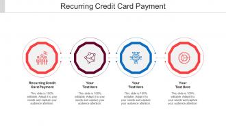 Recurring Credit Card Payment Ppt Powerpoint Presentation Slides Design Templates Cpb