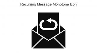 Recurring Message Monotone Icon In Powerpoint Pptx Png And Editable Eps Format