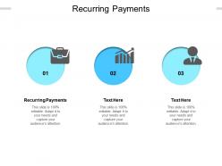 Recurring payments ppt powerpoint presentation show gridlines cpb
