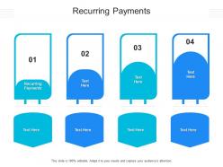 Recurring payments ppt powerpoint presentation styles guide cpb