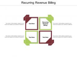Recurring revenue billing ppt powerpoint presentation portfolio graphics cpb