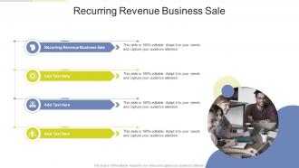 Recurring Revenue Business Sale In Powerpoint And Google Slides Cpb