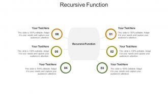 Recursive function ppt powerpoint presentation infographics layout ideas cpb