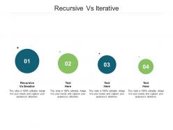 Recursive vs iterative ppt powerpoint presentation inspiration background images cpb