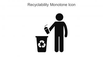 Recyclability Monotone Icon In Powerpoint Pptx Png And Editable Eps Format