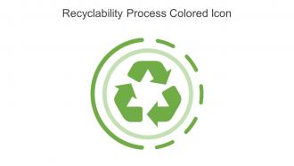 Recyclability Process Colored Icon In Powerpoint Pptx Png And Editable Eps Format
