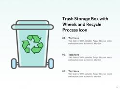 Recycle Arrows Procedure Semicircular Circular Process Storage Material Container