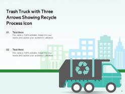 Recycle Arrows Procedure Semicircular Circular Process Storage Material Container