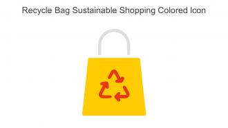 Recycle Bag Sustainable Shopping Colored Icon In Powerpoint Pptx Png And Editable Eps Format
