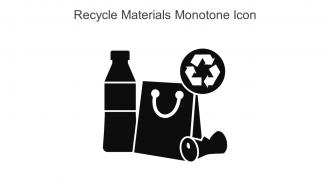 Recycle Materials Monotone Icon In Powerpoint Pptx Png And Editable Eps Format
