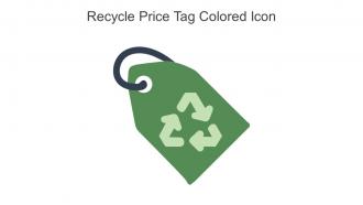 Recycle Price Tag Colored Icon In Powerpoint Pptx Png And Editable Eps Format