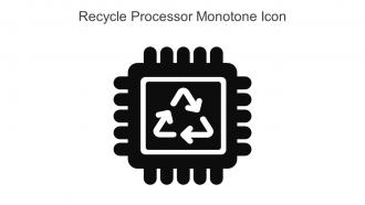 Recycle Processor Monotone Icon In Powerpoint Pptx Png And Editable Eps Format
