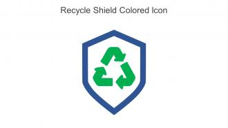 Recycle Shield Colored Icon In Powerpoint Pptx Png And Editable Eps Format