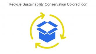 Recycle Sustainability Conservation Colored Icon In Powerpoint Pptx Png And Editable Eps Format