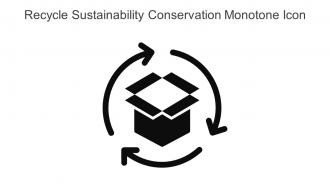 Recycle Sustainability Conservation Monotone Icon In Powerpoint Pptx Png And Editable Eps Format