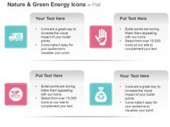 Recycle van nature protection eco friendly enrgy production ppt icons graphics
