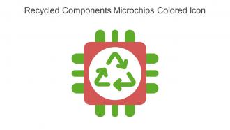 Recycled Components Microchips Colored Icon In Powerpoint Pptx Png And Editable Eps Format