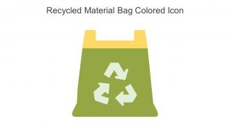 Recycled Material Bag Colored Icon In Powerpoint Pptx Png And Editable Eps Format