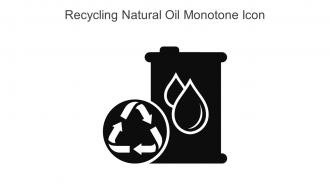 Recycling Natural Oil Monotone Icon In Powerpoint Pptx Png And Editable Eps Format