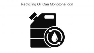 Recycling Oil Can Monotone Icon In Powerpoint Pptx Png And Editable Eps Format