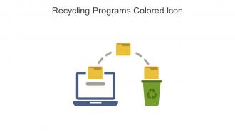 Recycling Programs Colored Icon In Powerpoint Pptx Png And Editable Eps Format