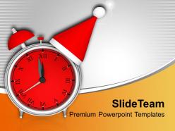 Red alarm clock time to celebrate powerpoint templates ppt backgrounds for slides 0113