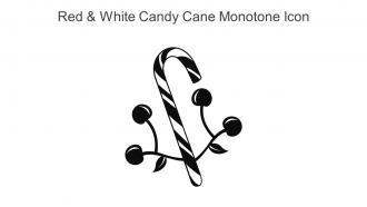 Red And White Candy Cane Monotone Icon In Powerpoint Pptx Png And Editable Eps Format